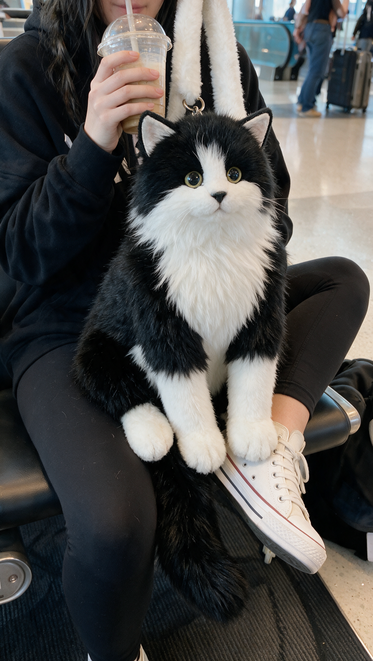 Maine Coon Plush Cat Backpack